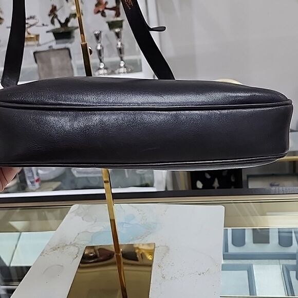 Authentic Gucci Black GG Calfskin Medium Dahlia Messenger Shoulder bag Purse - Picture 6 of 9